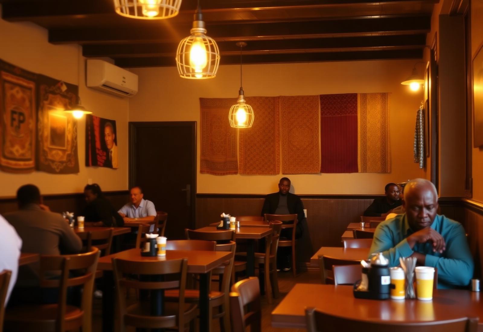 Inside the dining room